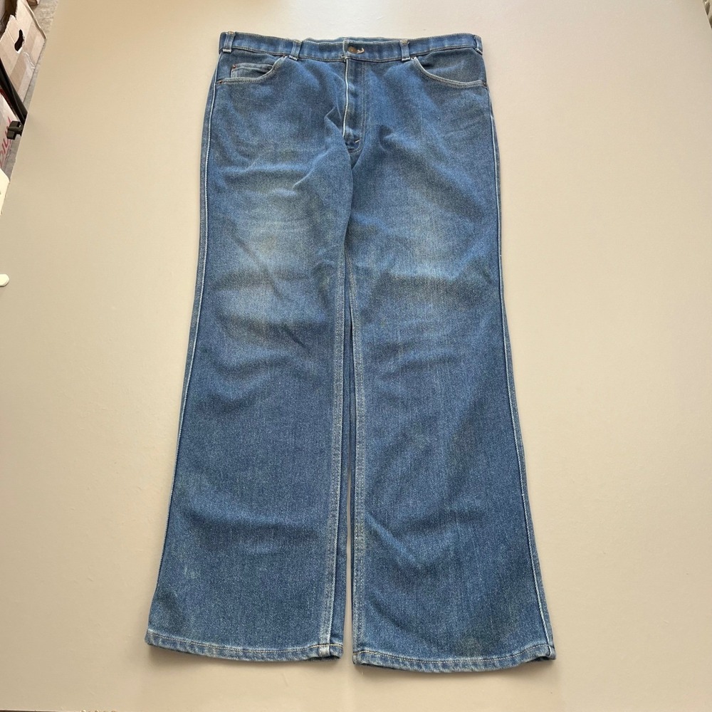 Levi's for Men Jeans Mens 40Wx29L Blue Vintage Straight Leg Denim Orange Tab 80s